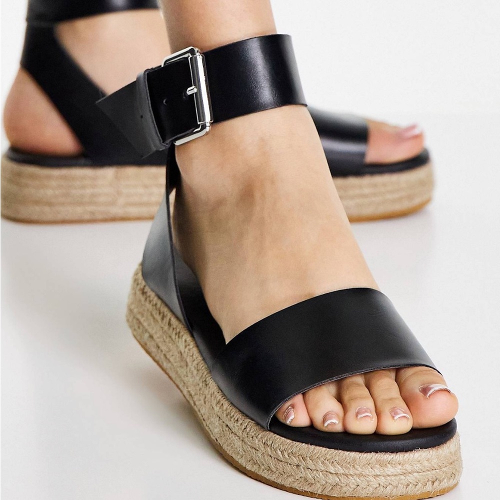 Topshop Wide Fit Paradise Espadrille Sandals